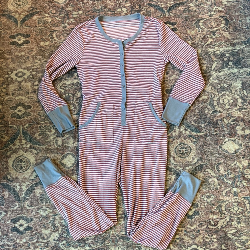 Jockey Red and Gray Striped Women's Pajama